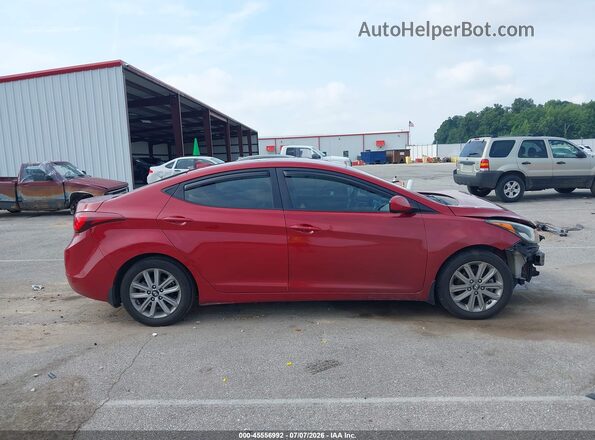KMHDH4AE3GU623381 2016 HYUNDAI ELANTRA Red Widok wnętrza 360 stopni