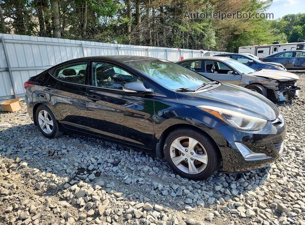 KMHDH4AE3GU635255 2016 HYUNDAI ELANTRA Black Առջևի աջ
