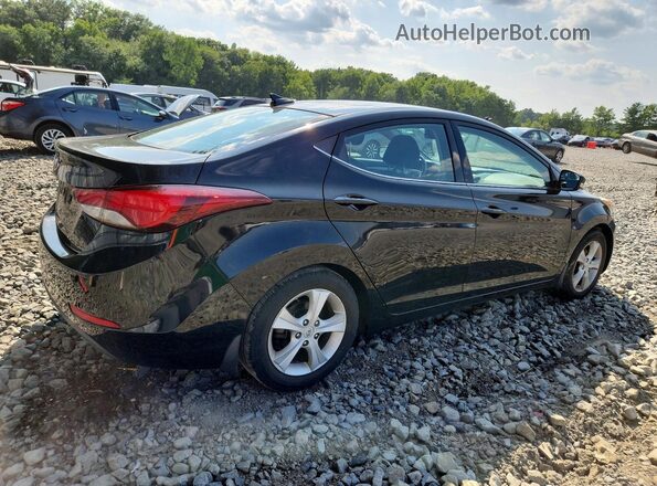 KMHDH4AE3GU635255 2016 HYUNDAI ELANTRA Black Հետևի աջ