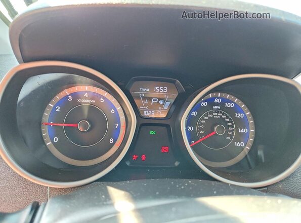 KMHDH4AE3GU635255 2016 HYUNDAI ELANTRA Black Սարքավորումների վահանակի տեսք
