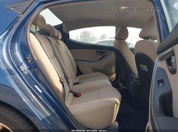 KMHDH4AE4GU520339 2016 HYUNDAI ELANTRA Синий Вид наклейки с VIN-кодом