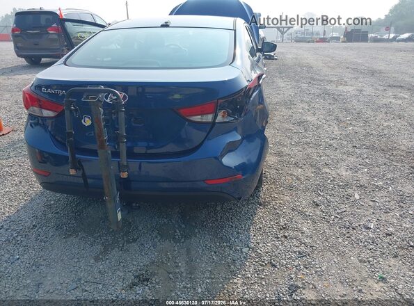 KMHDH4AE4GU520339 2016 HYUNDAI ELANTRA Синий 