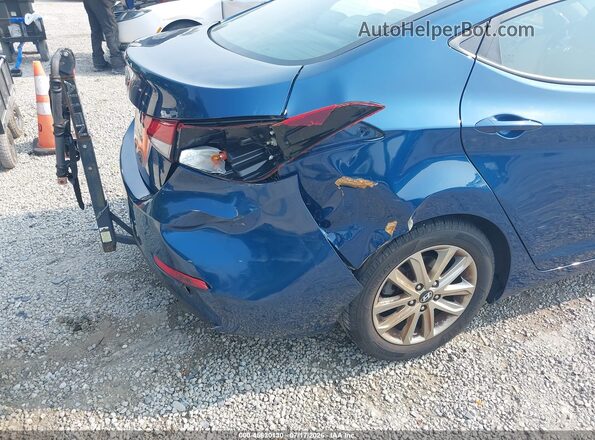 KMHDH4AE4GU520339 2016 HYUNDAI ELANTRA Синий 