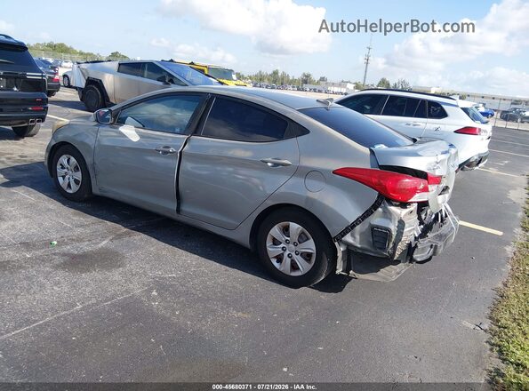KMHDH4AE4GU532233 2016 HYUNDAI ELANTRA Gray Tył lewy
