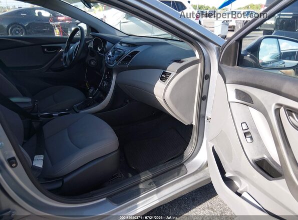 KMHDH4AE4GU532233 2016 HYUNDAI ELANTRA Gray Widok wnętrza z przodu
