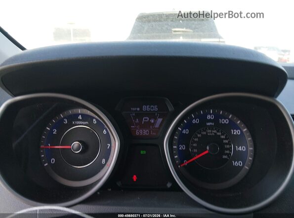 KMHDH4AE4GU532233 2016 HYUNDAI ELANTRA Gray Widok tylnych siedzeń