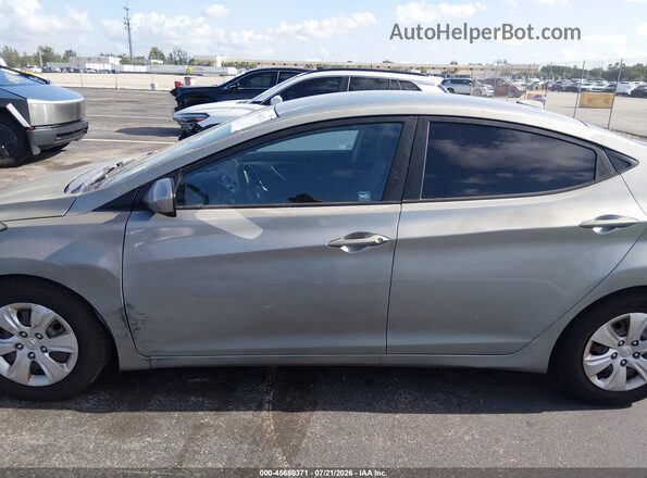 KMHDH4AE4GU532233 2016 HYUNDAI ELANTRA Gray 
