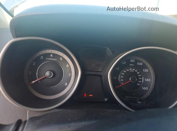 KMHDH4AE4GU592416 2016 HYUNDAI ELANTRA Blue Widok zestawu wskaźników