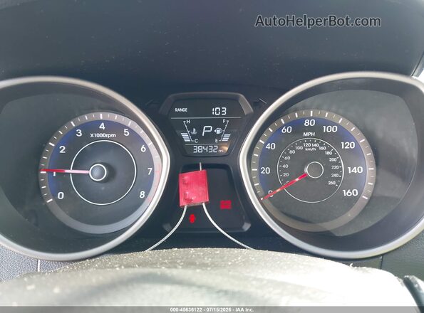 KMHDH4AE4GU598992 2016 HYUNDAI ELANTRA Red უკანა სავარძლების ხედი