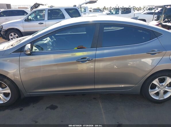 KMHDH4AE4GU610252 2016 HYUNDAI ELANTRA Gray Панорамний вид салону 360°