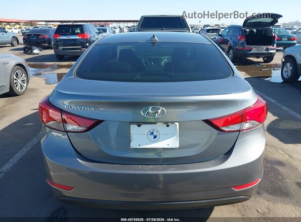 KMHDH4AE4GU610252 2016 HYUNDAI ELANTRA Gray 