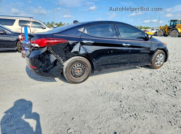 KMHDH4AE4GU646183 2016 HYUNDAI ELANTRA Black Հետևի աջ