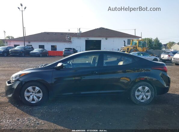 KMHDH4AE5GU487867 2016 HYUNDAI ELANTRA Black 