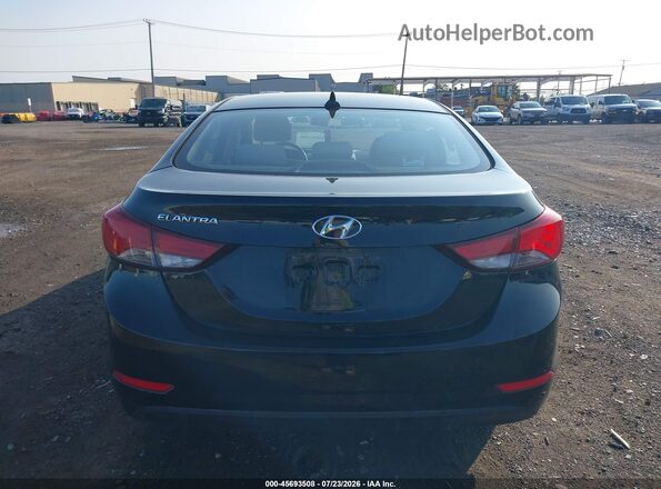 KMHDH4AE5GU487867 2016 HYUNDAI ELANTRA Black 