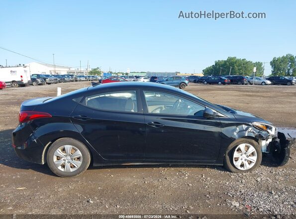 KMHDH4AE5GU487867 2016 HYUNDAI ELANTRA Black სალონის 360-გრადუსიანი ხედი