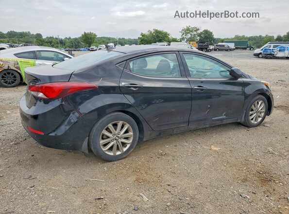 KMHDH4AE5GU501573 2016 HYUNDAI ELANTRA Black Trasero derecho