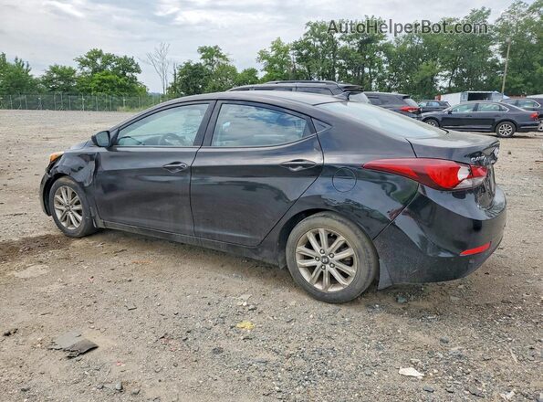 KMHDH4AE5GU501573 2016 HYUNDAI ELANTRA Black Trasero izquierdo