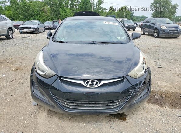 KMHDH4AE5GU501573 2016 HYUNDAI ELANTRA Black Vista frontal