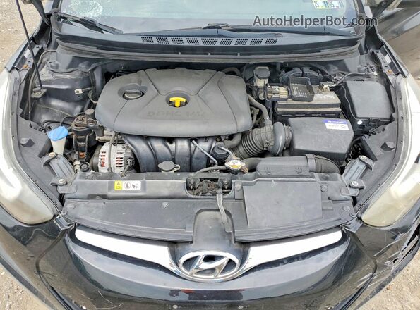 KMHDH4AE5GU501573 2016 HYUNDAI ELANTRA Black Vista interior trasera