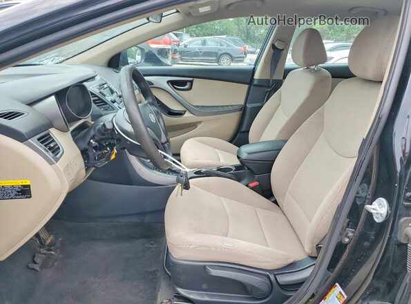 KMHDH4AE5GU501573 2016 HYUNDAI ELANTRA Black Vista interior delantera