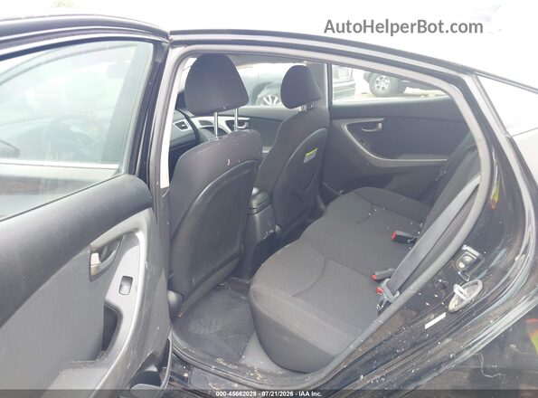 KMHDH4AE5GU566651 2016 HYUNDAI ELANTRA Black Вид наклейки з VIN-кодом