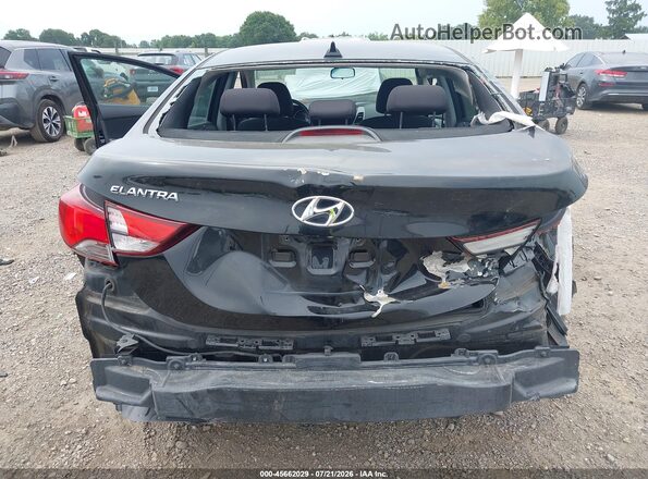 KMHDH4AE5GU566651 2016 HYUNDAI ELANTRA Black Вид спереду