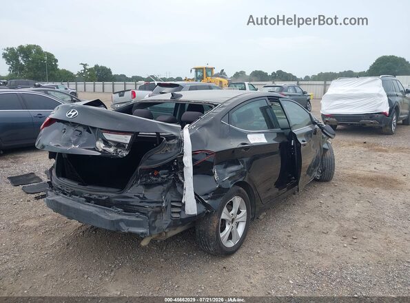 KMHDH4AE5GU566651 2016 HYUNDAI ELANTRA Black Задня права чверть