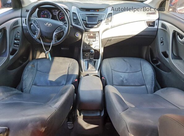 KMHDH4AE5GU631529 2016 HYUNDAI ELANTRA Red Vista del salpicadero