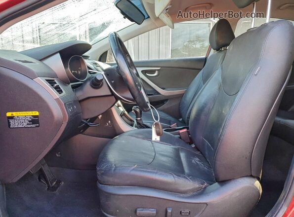 KMHDH4AE5GU631529 2016 HYUNDAI ELANTRA Red Vista interior delantera