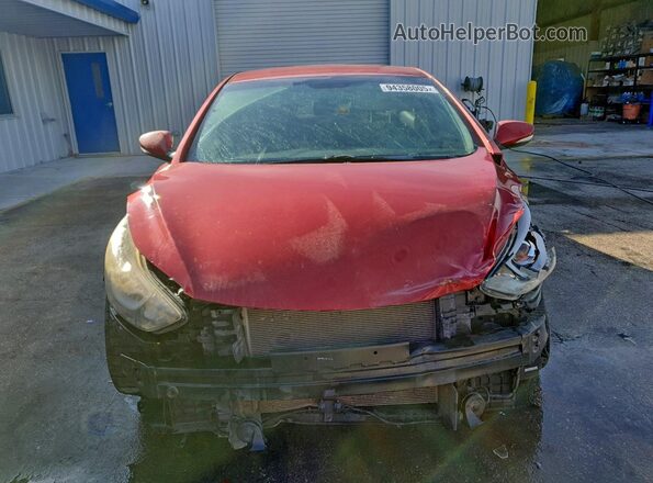KMHDH4AE5GU631529 2016 HYUNDAI ELANTRA Red Vista frontal