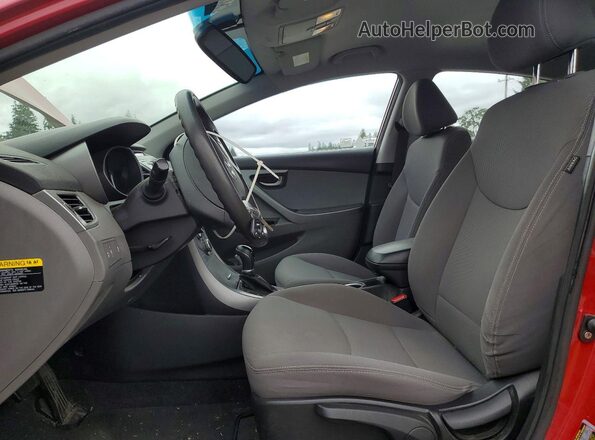 KMHDH4AE6GU489224 2016 HYUNDAI ELANTRA Red Vista interior delantera