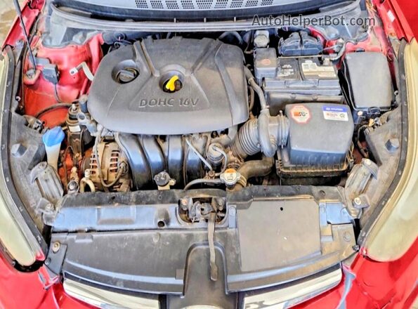 KMHDH4AE6GU526546 2016 HYUNDAI ELANTRA Burgundy Rear interior view