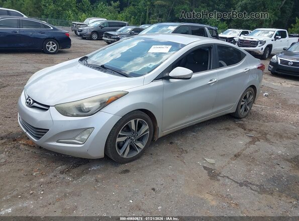 KMHDH4AE6GU589730 2016 HYUNDAI ELANTRA Silver Front left