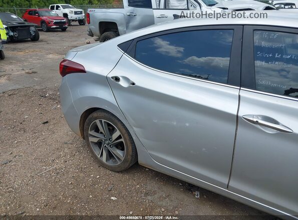 KMHDH4AE6GU589730 2016 HYUNDAI ELANTRA Silver Front view