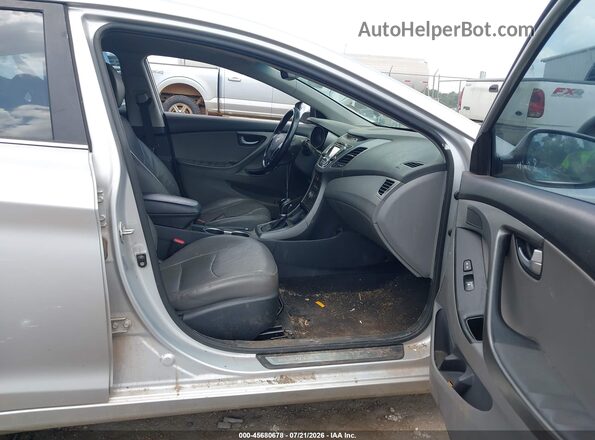 KMHDH4AE6GU589730 2016 HYUNDAI ELANTRA Silver Front interior view