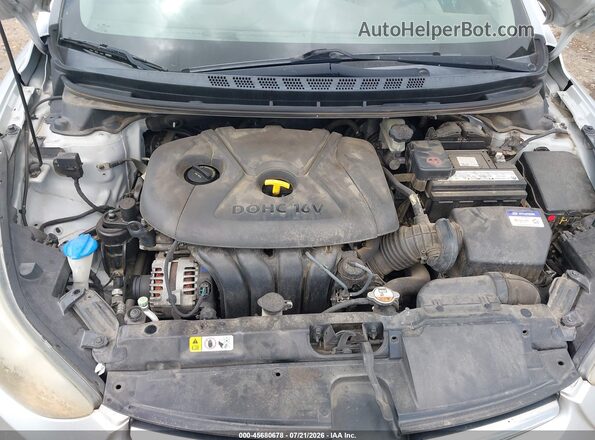KMHDH4AE6GU589730 2016 HYUNDAI ELANTRA Silver Rear view