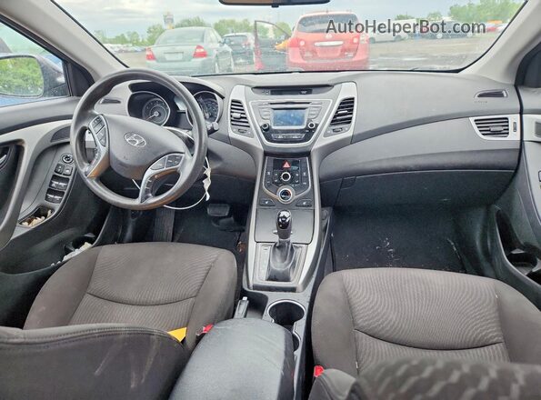 KMHDH4AE6GU591297 2016 HYUNDAI ELANTRA Black Առջևի վահանակի տեսք