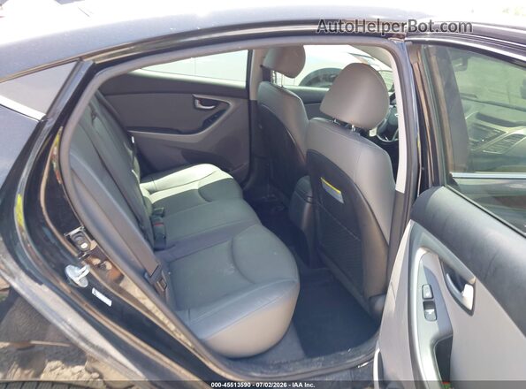 KMHDH4AE6GU626520 2016 HYUNDAI ELANTRA Black Vista de la etiqueta del VIN