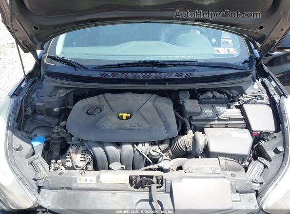 KMHDH4AE6GU626520 2016 HYUNDAI ELANTRA Black Vista trasera
