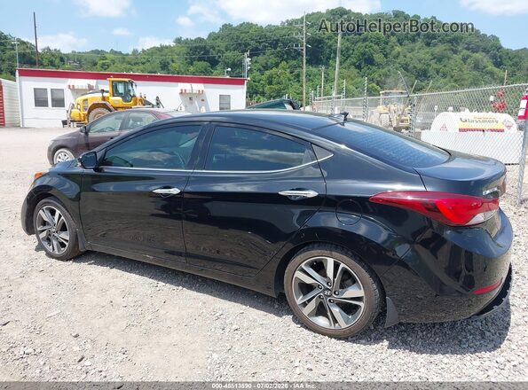 KMHDH4AE6GU626520 2016 HYUNDAI ELANTRA Black 