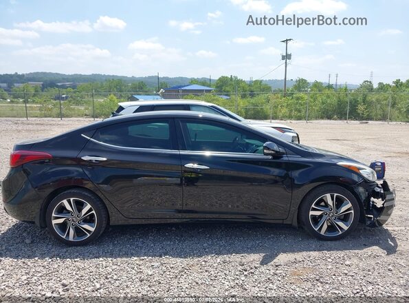 KMHDH4AE6GU626520 2016 HYUNDAI ELANTRA Black Vista interior de 360 grados