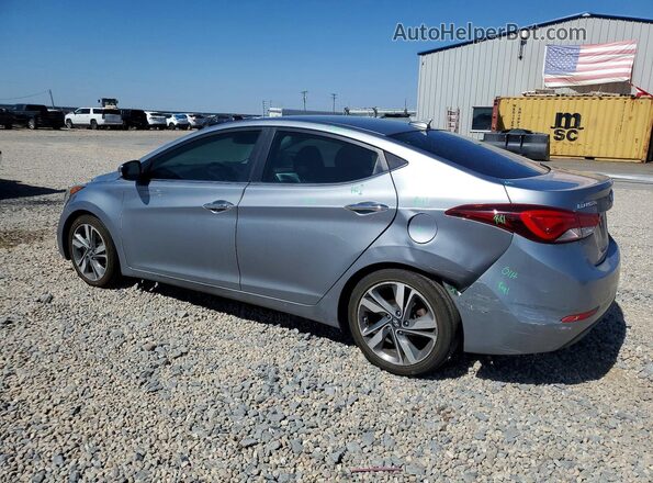 KMHDH4AE7GU513384 2016 HYUNDAI ELANTRA Silver უკანა მარცხენა