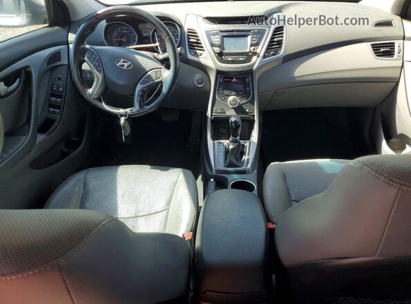 KMHDH4AE7GU513384 2016 HYUNDAI ELANTRA Silver წინა პანელის ხედი