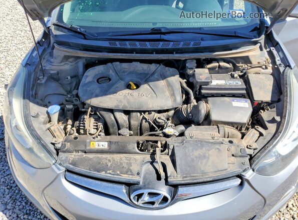 KMHDH4AE7GU513384 2016 HYUNDAI ELANTRA Silver უკანა სალონის ხედი