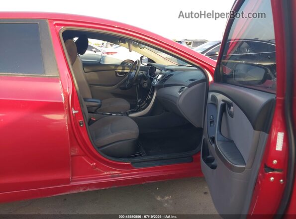 KMHDH4AE7GU532548 2016 HYUNDAI ELANTRA Red Սալոնի դիմացի տեսք