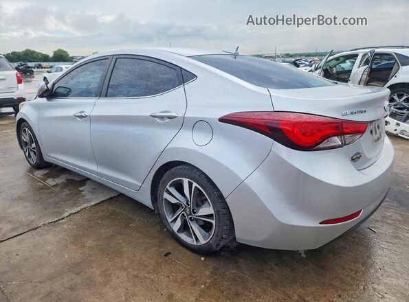 KMHDH4AE7GU553397 2016 HYUNDAI ELANTRA Silver უკანა მარცხენა