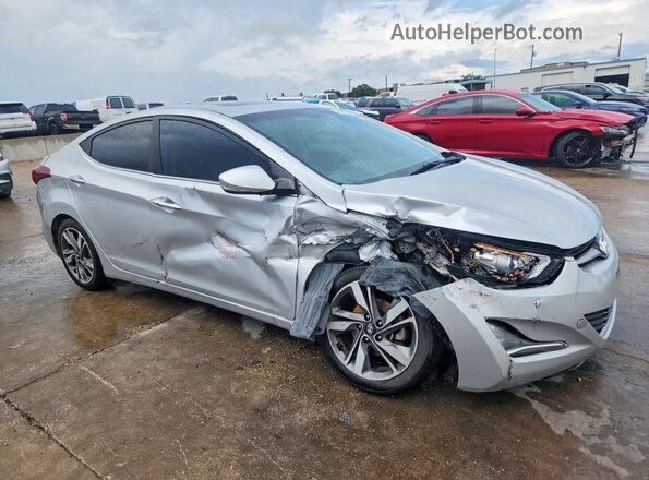 KMHDH4AE7GU553397 2016 HYUNDAI ELANTRA Silver წინა მარჯვენა