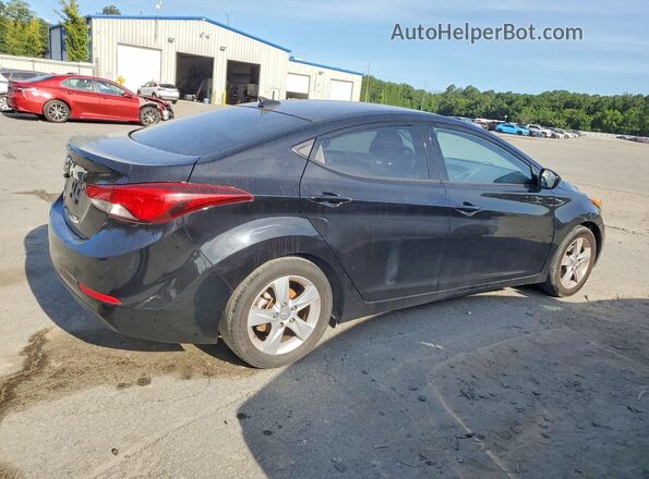 KMHDH4AE7GU575979 2016 HYUNDAI ELANTRA Black Задня права чверть