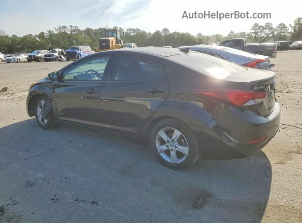 KMHDH4AE7GU575979 2016 HYUNDAI ELANTRA Black Задня ліва чверть