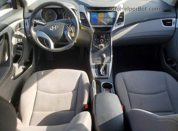 KMHDH4AE7GU575979 2016 HYUNDAI ELANTRA Black Вид панелі приладів